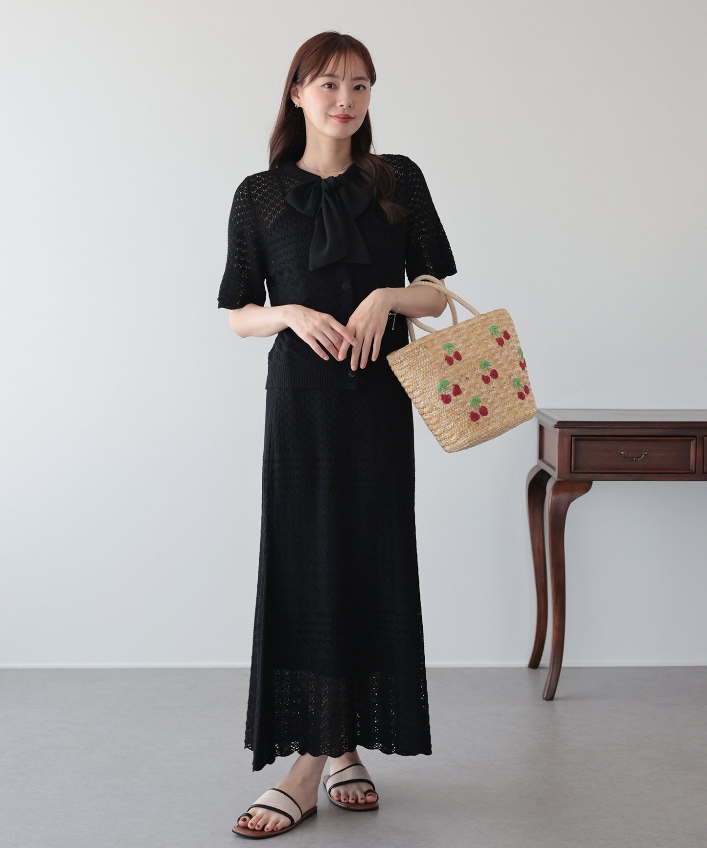【早割5％OFF】クロシェニットセットアップ
