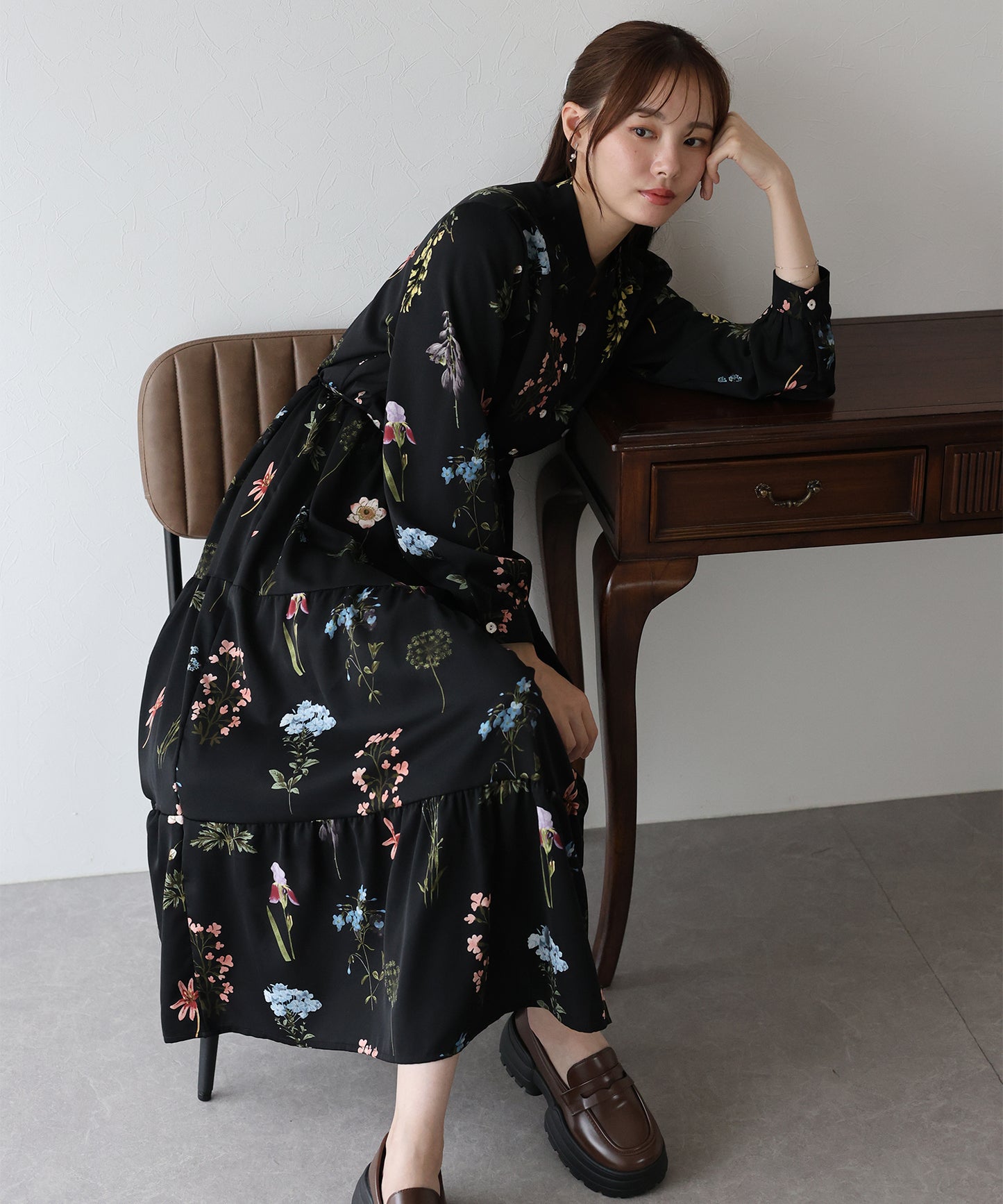 【TIME SALE】ティアードワンピース