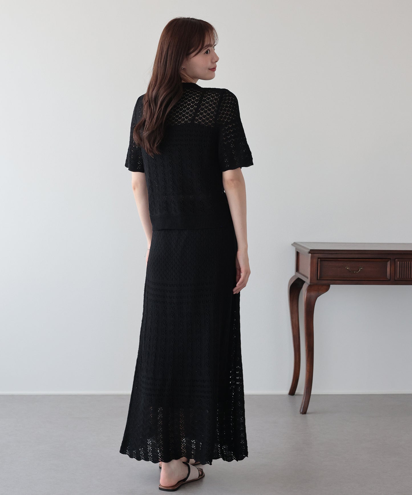 【早割5％OFF】クロシェニットセットアップ