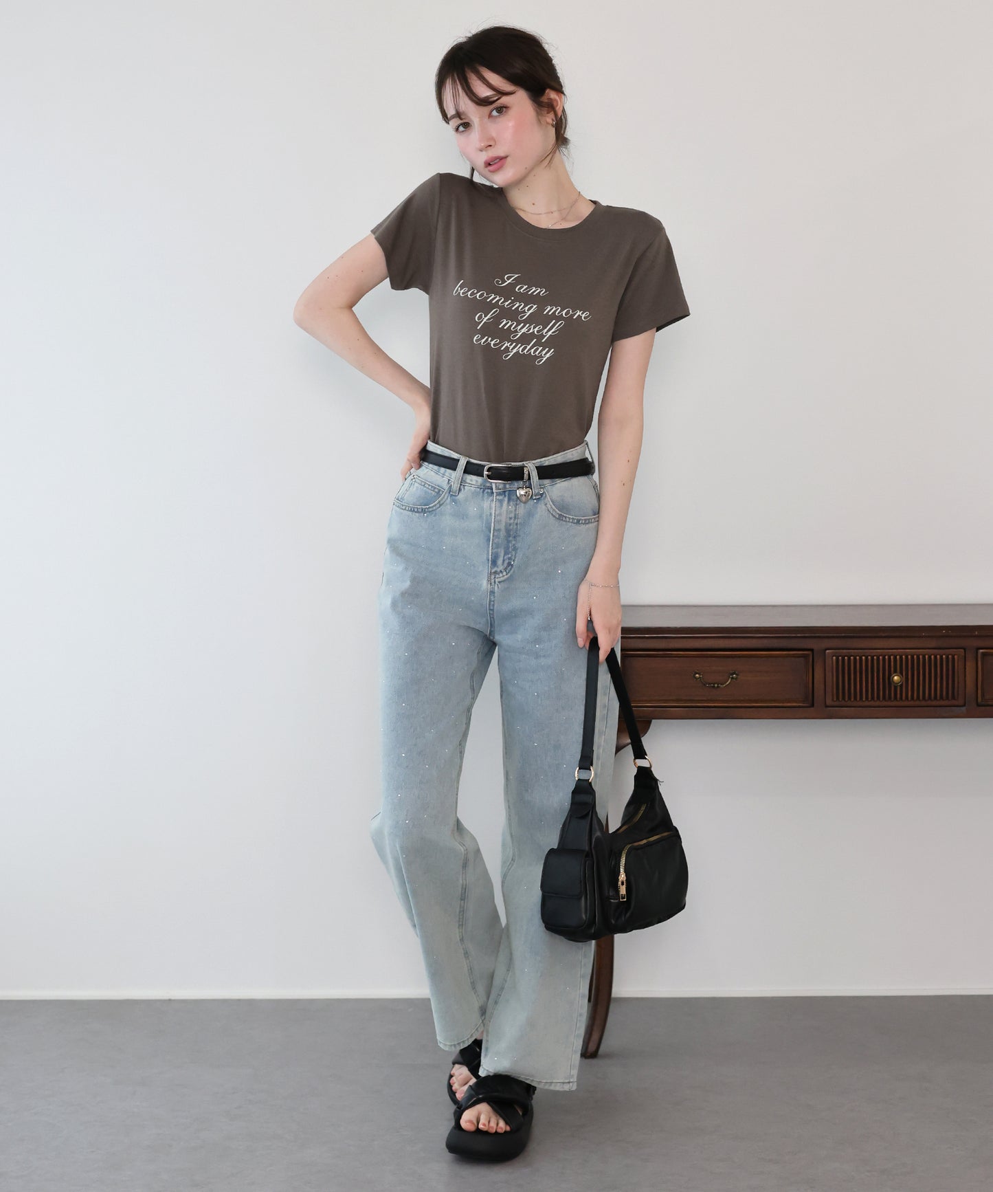 レタリングロゴTシャツ【メール便】