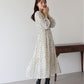 【TIME SALE】花柄シャーリングワンピース