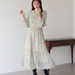 【TIME SALE】花柄シャーリングワンピース