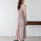 ノースリーブティアードワンピース