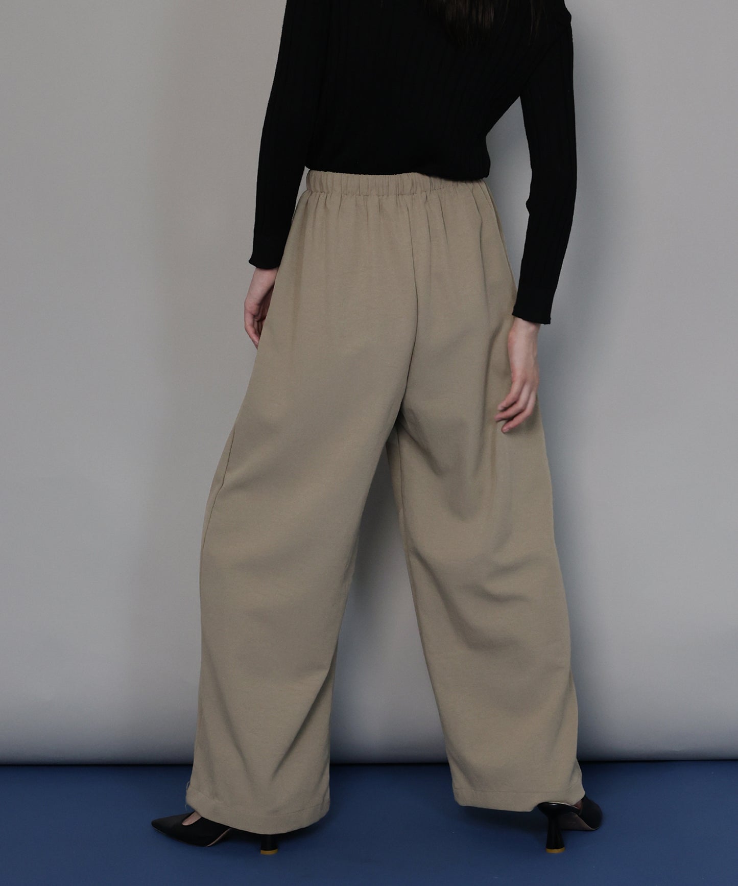 【TIME SALE】タックワイドイージーパンツ[ J by blue ]