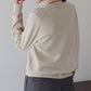 【早割5％OFF】ウール混クルーネックニット