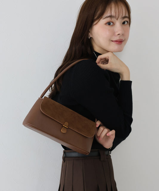 【早割5％OFF】スウェードスクエアミニバッグ