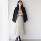 【TIME SALE】花柄シャーリングワンピース