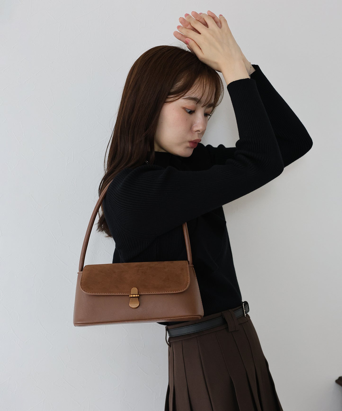 【TIME SALE】スウェードスクエアミニバッグ