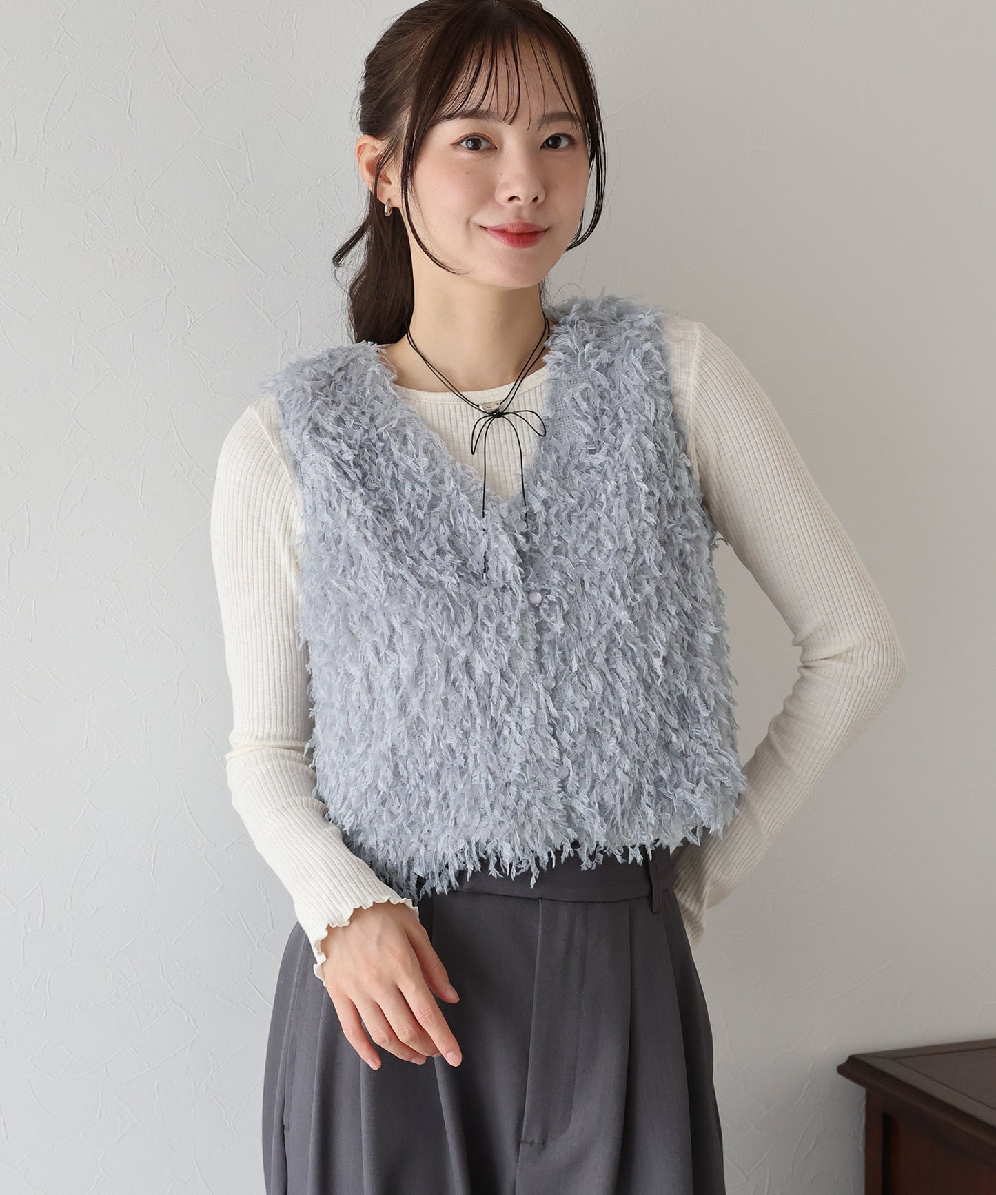 フェザーフリンジベスト