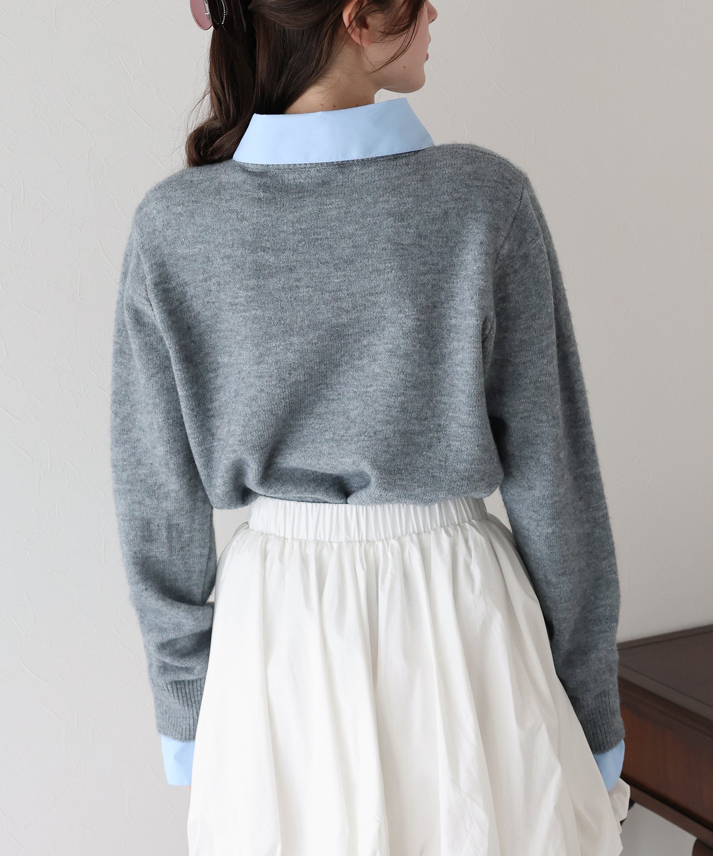 シャツドッキングニット