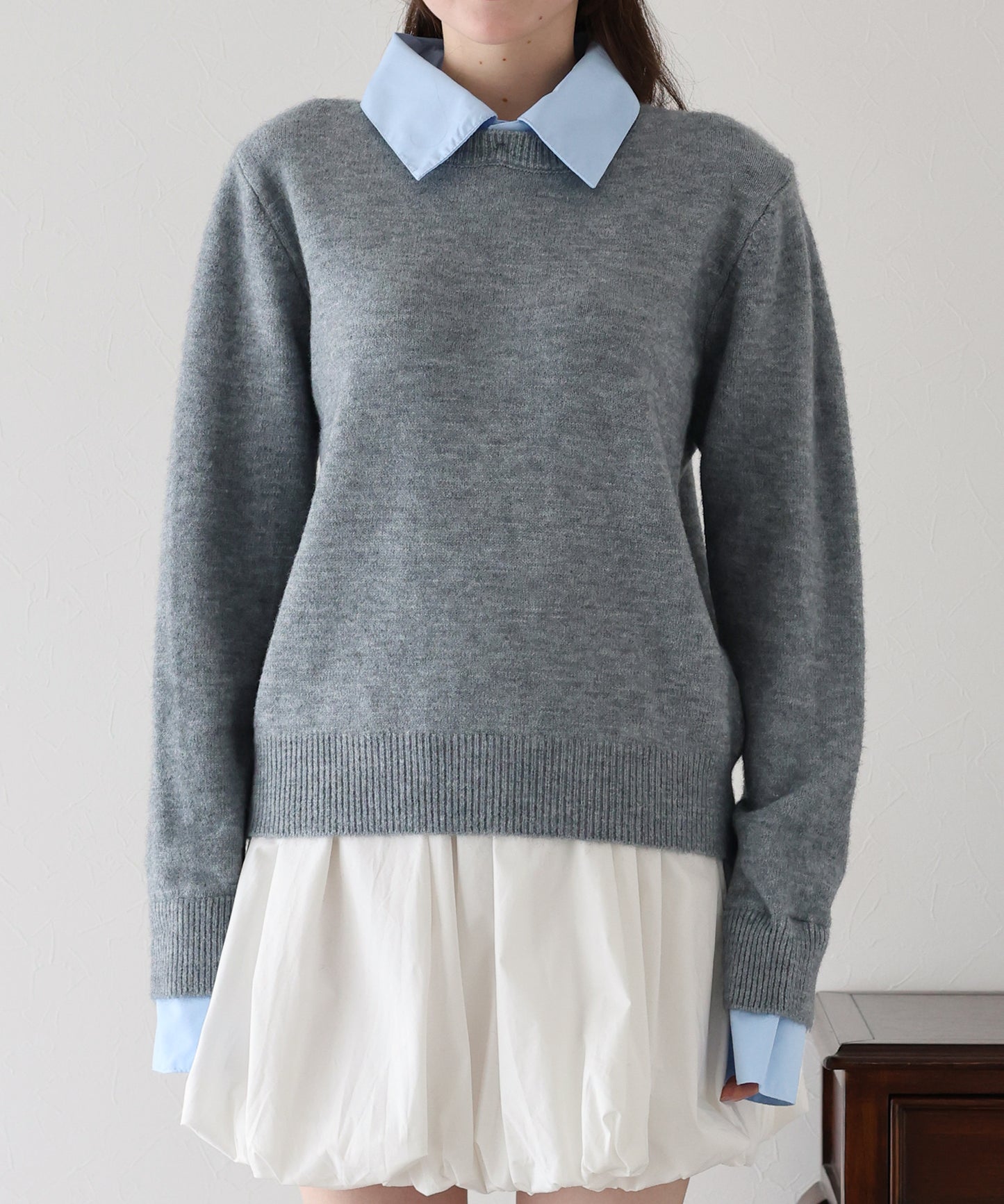 シャツドッキングニット