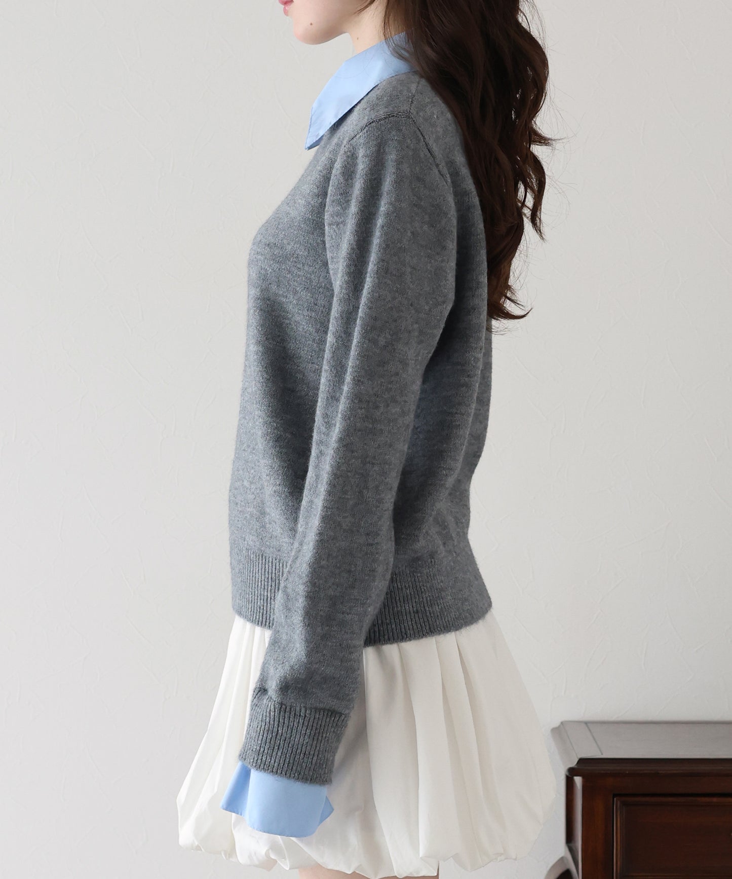 シャツドッキングニット