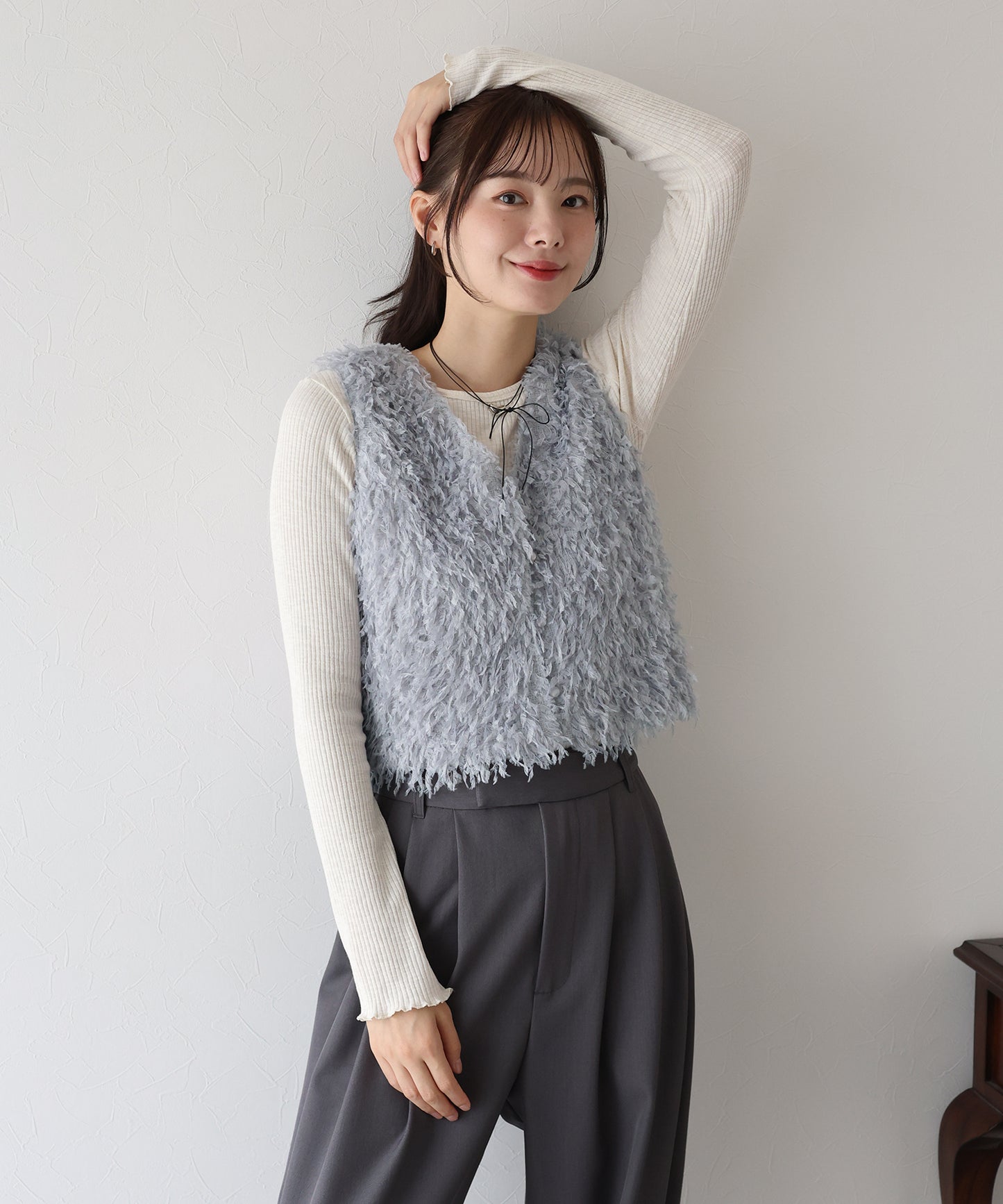フェザーフリンジベスト
