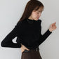 【早割5％OFF】アシメフリルリブニット