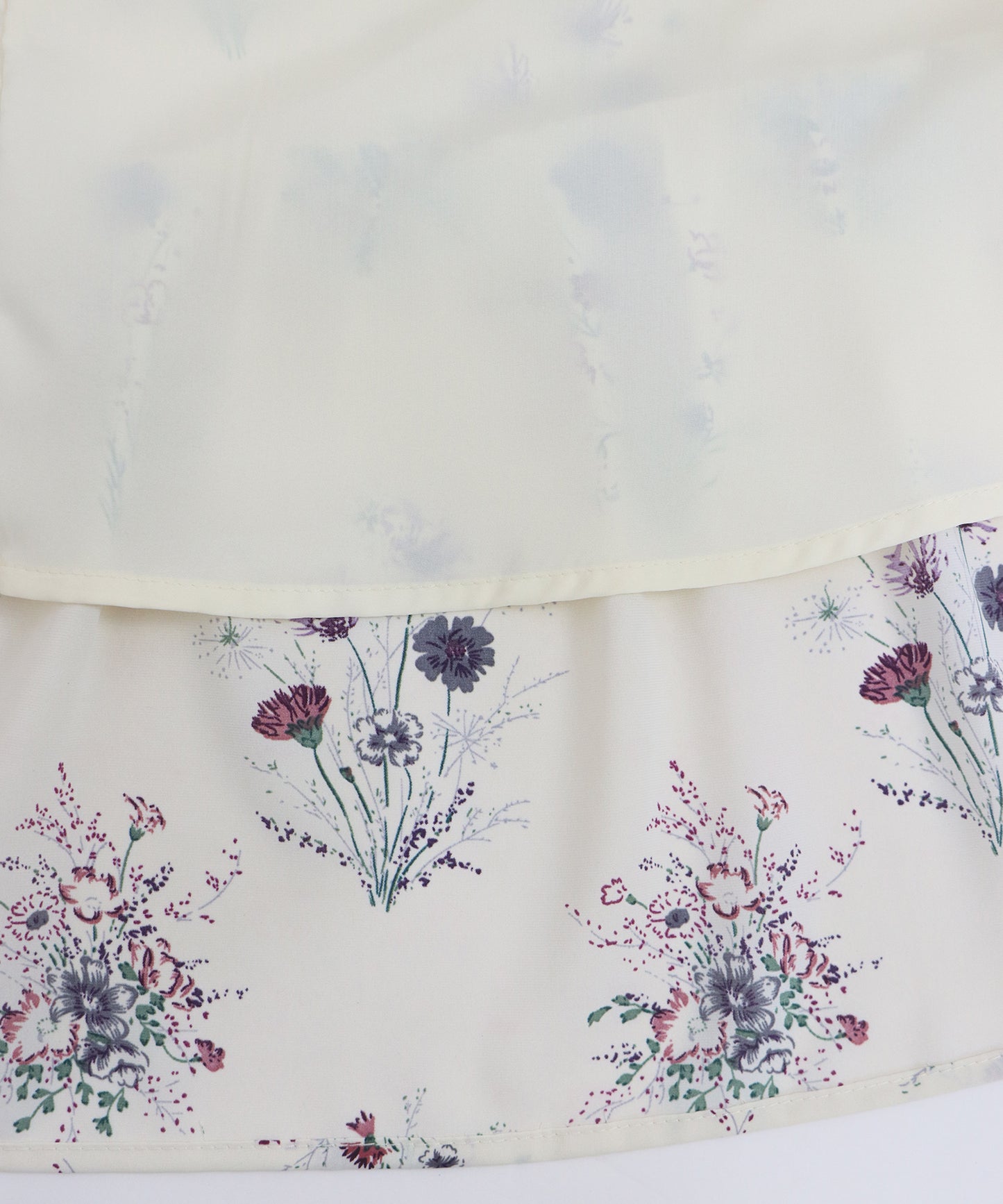 襟付きフリルワンピース