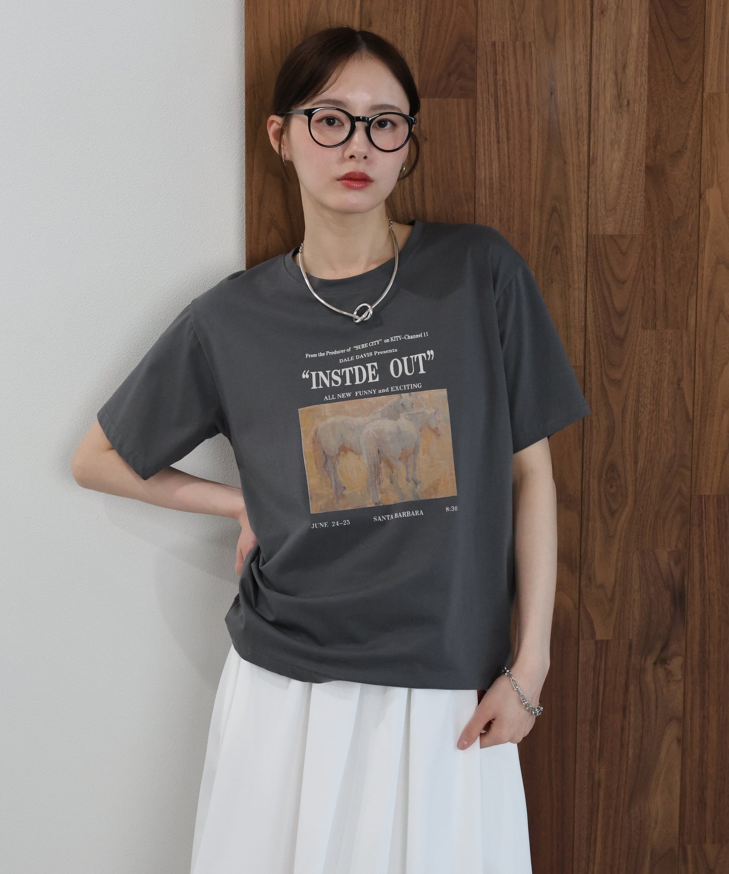 ホースグラフィックTシャツ【ネコポス】