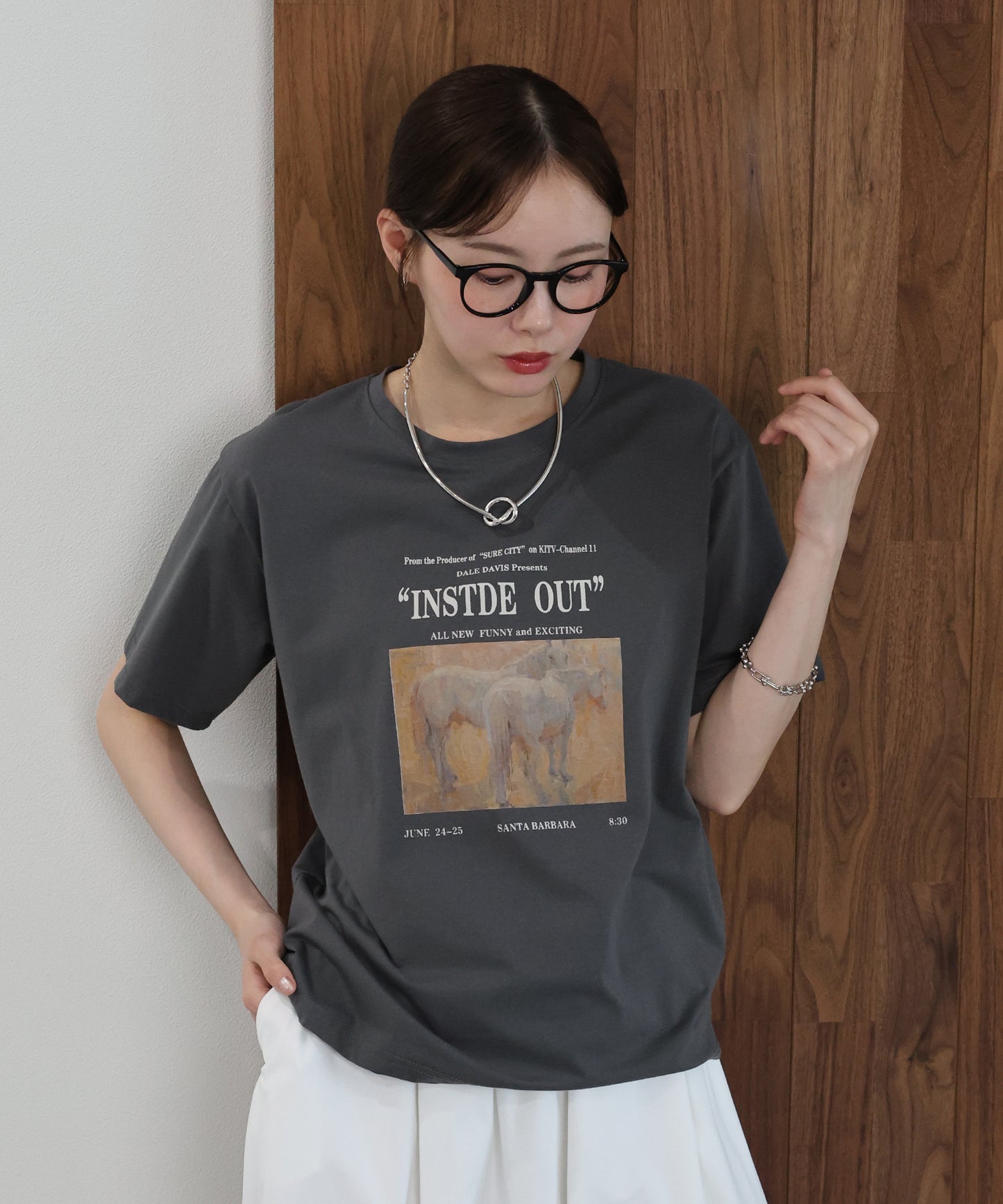 ホースグラフィックTシャツ【ネコポス】