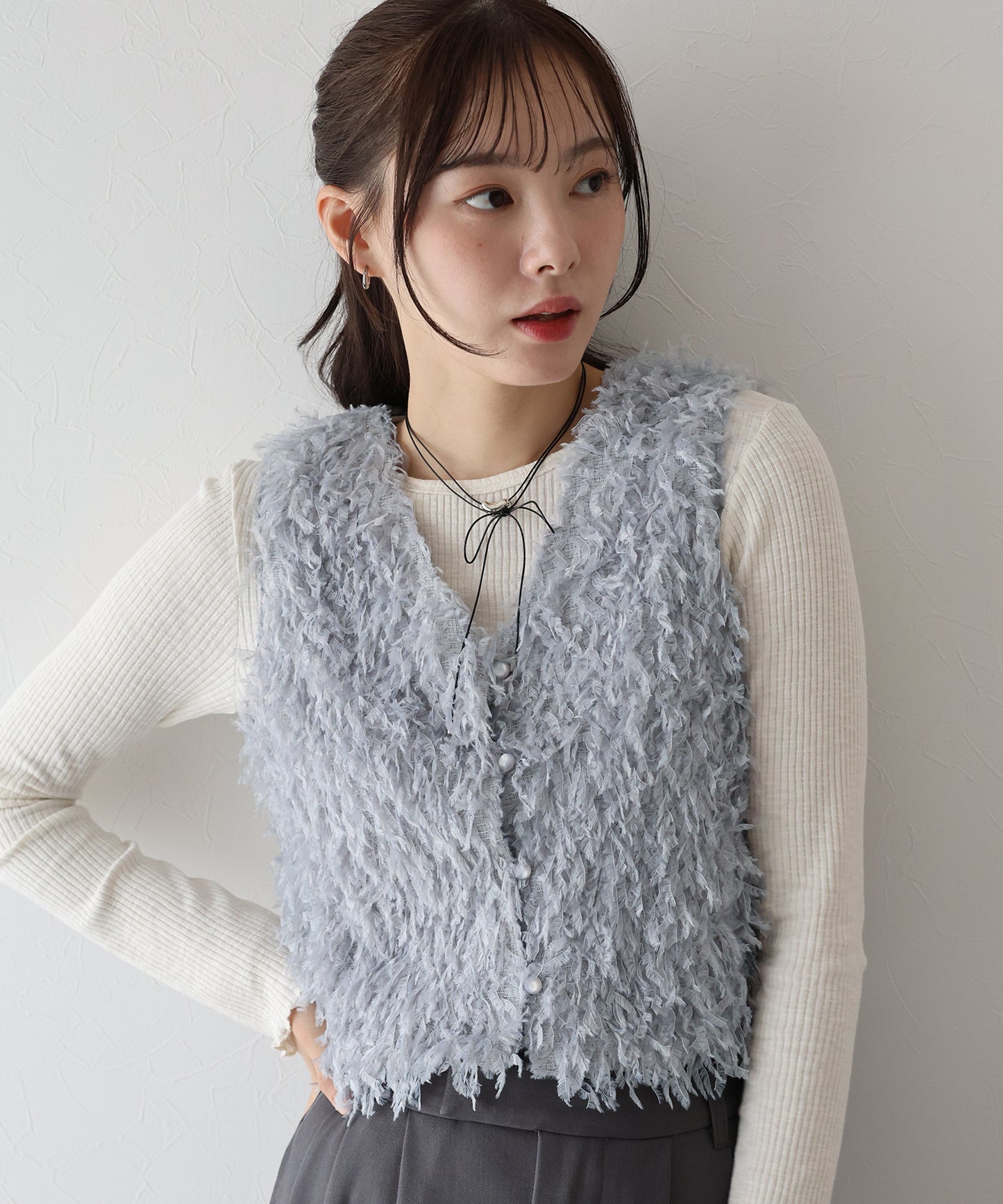フェザーフリンジベスト