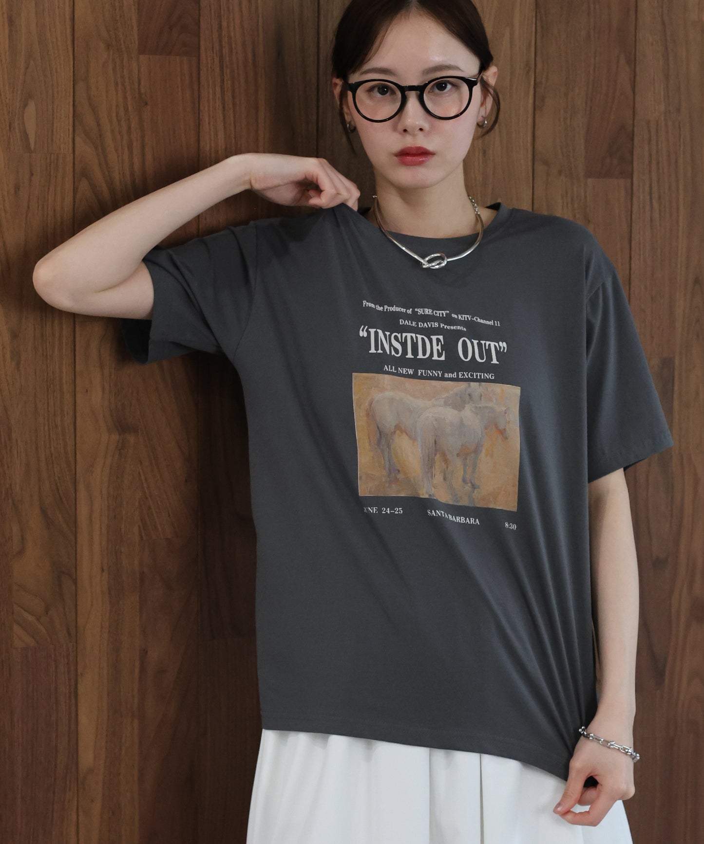 ホースグラフィックTシャツ【ネコポス】