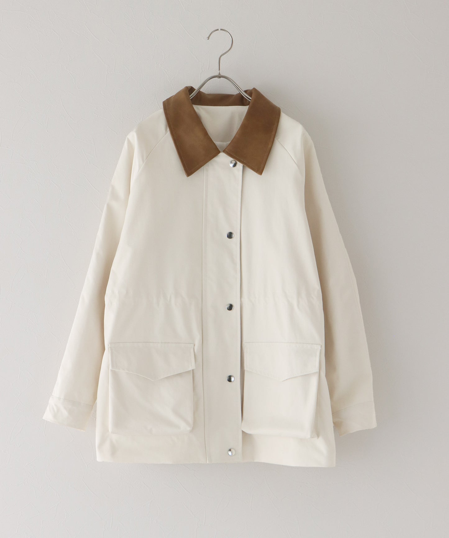 【早割5％OFF】レザー襟スプリングコート