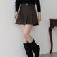 ベルトSETプリーツミニスカート