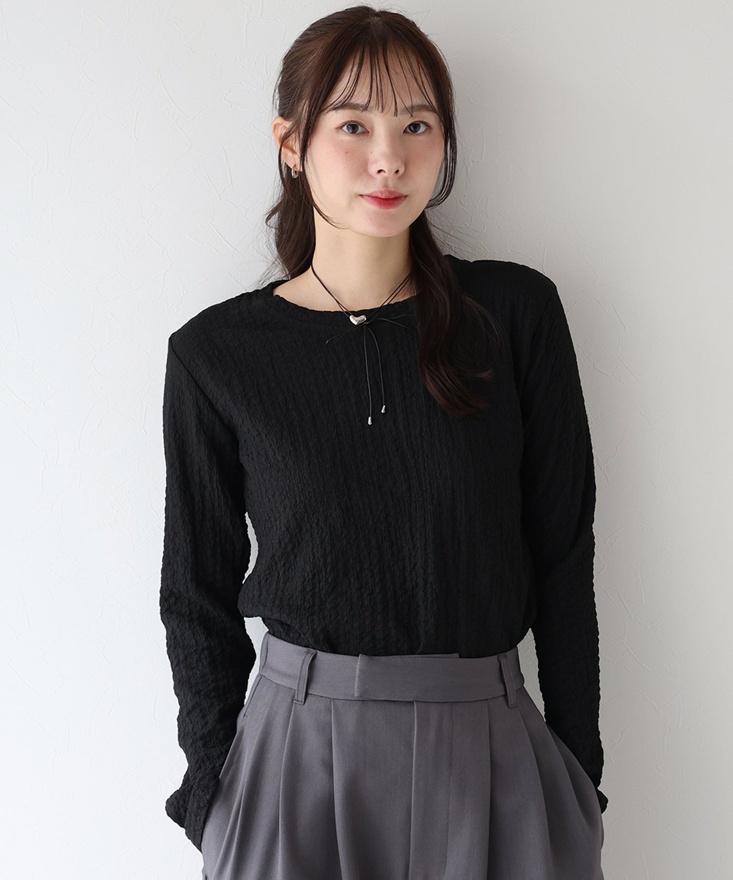 【TIME SALE】ぽこぽこジャガードロンT【ネコポス】