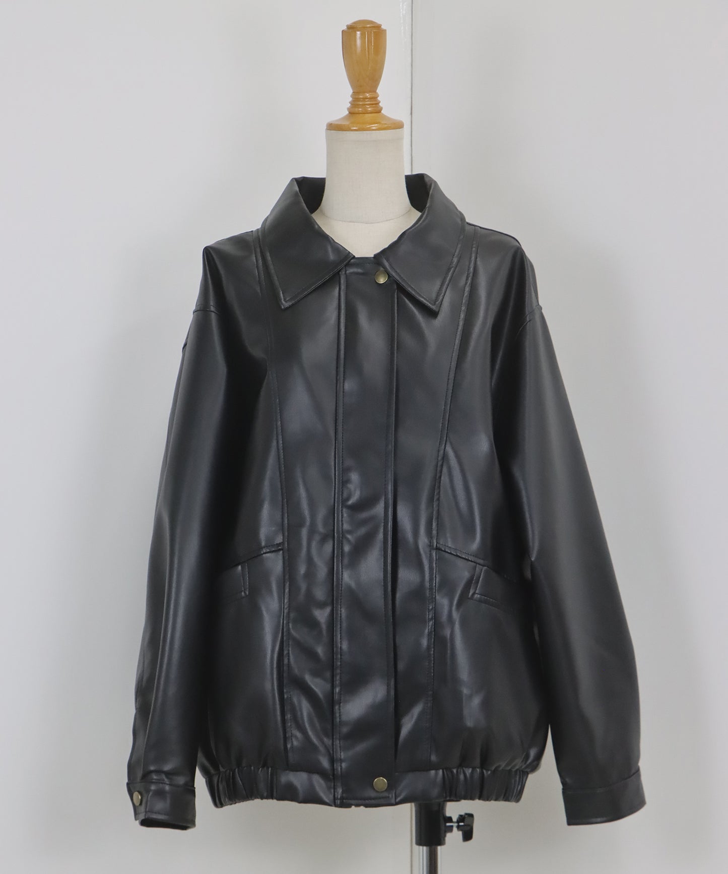 フェイクレザージャケット