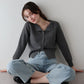【早割5％OFF】リボンハートボタンニット