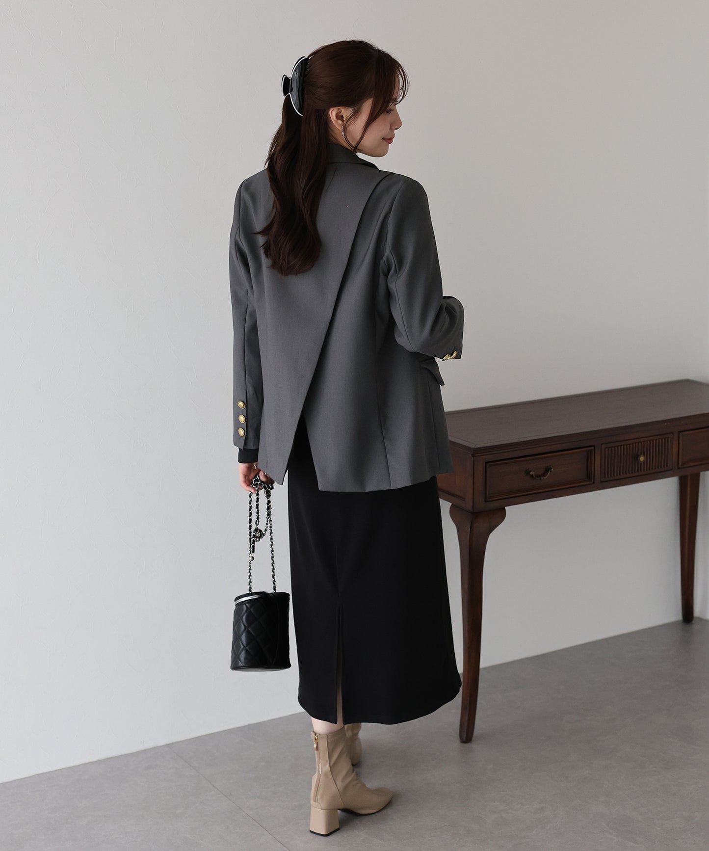 【TIME SALE】バックスリットテーラードジャケット