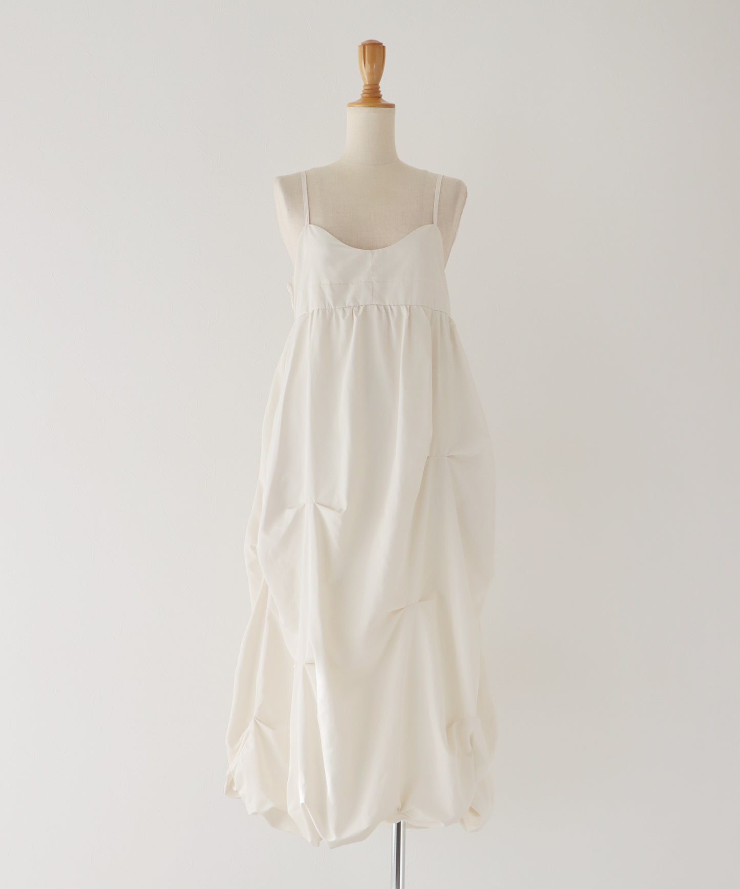 ランダムタックバルーンキャミワンピース