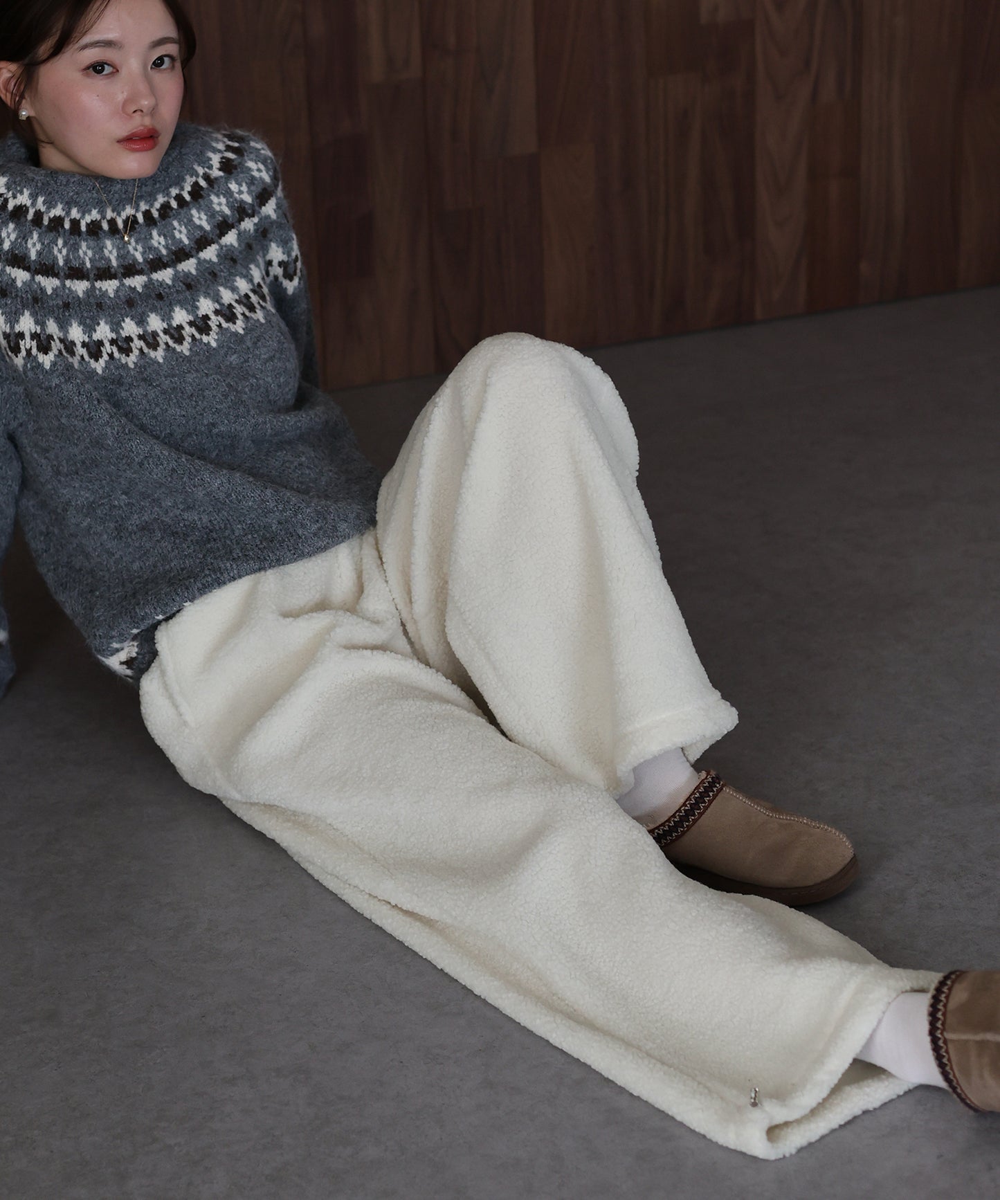 ブークレボアスウェットパンツ