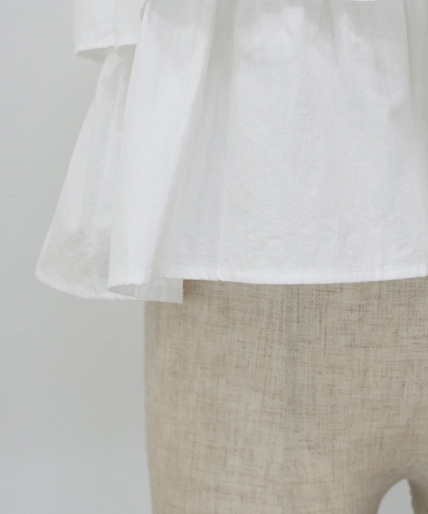 ティアードノースリーブブラウス【メール便】