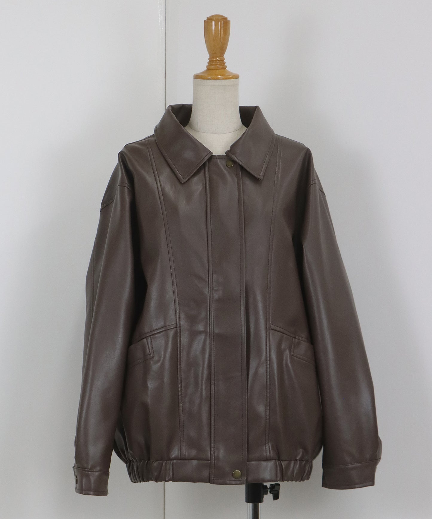 フェイクレザージャケット