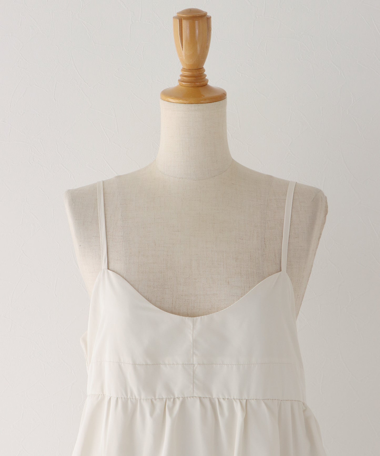 ランダムタックバルーンキャミワンピース