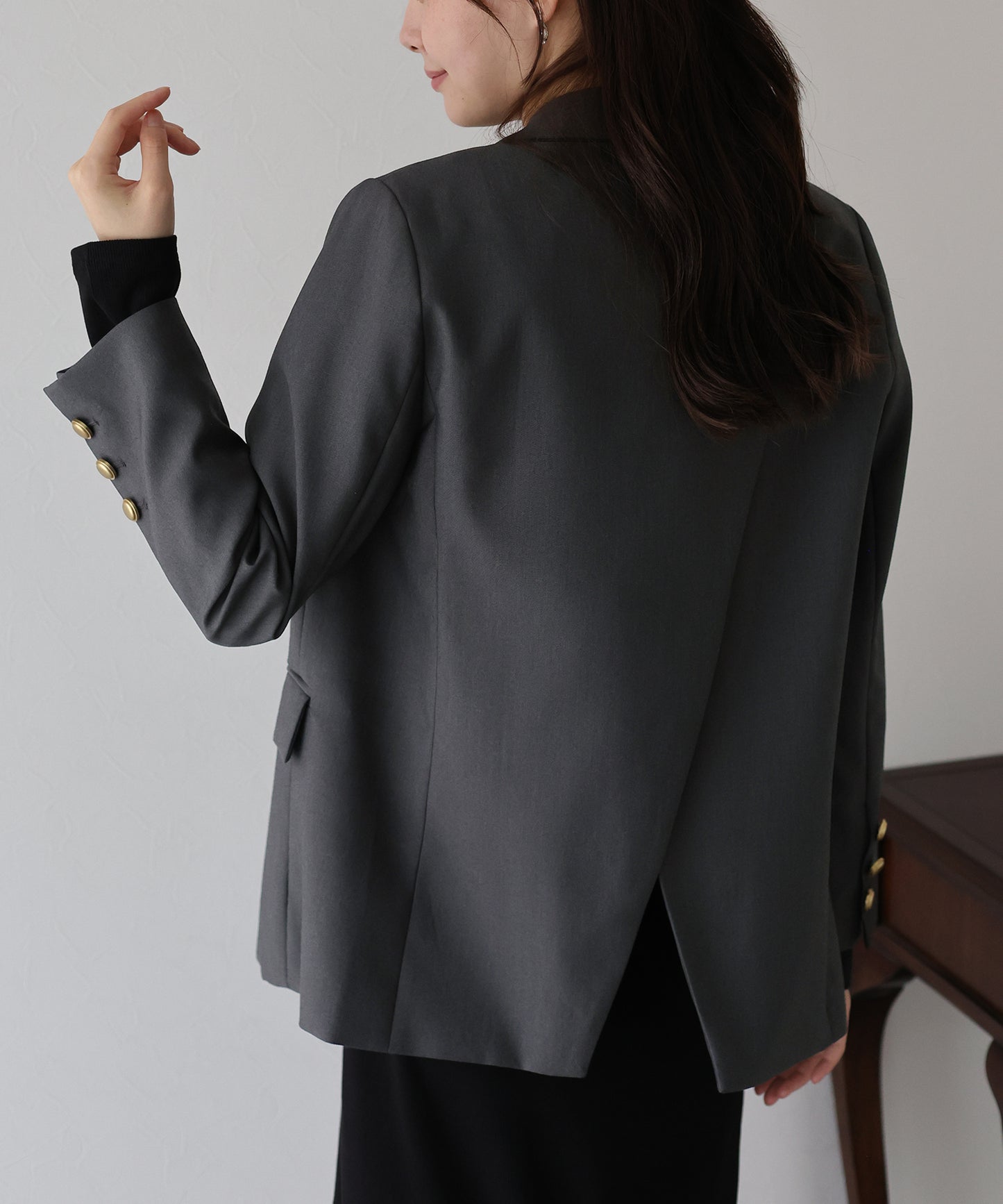 【TIME SALE】バックスリットテーラードジャケット