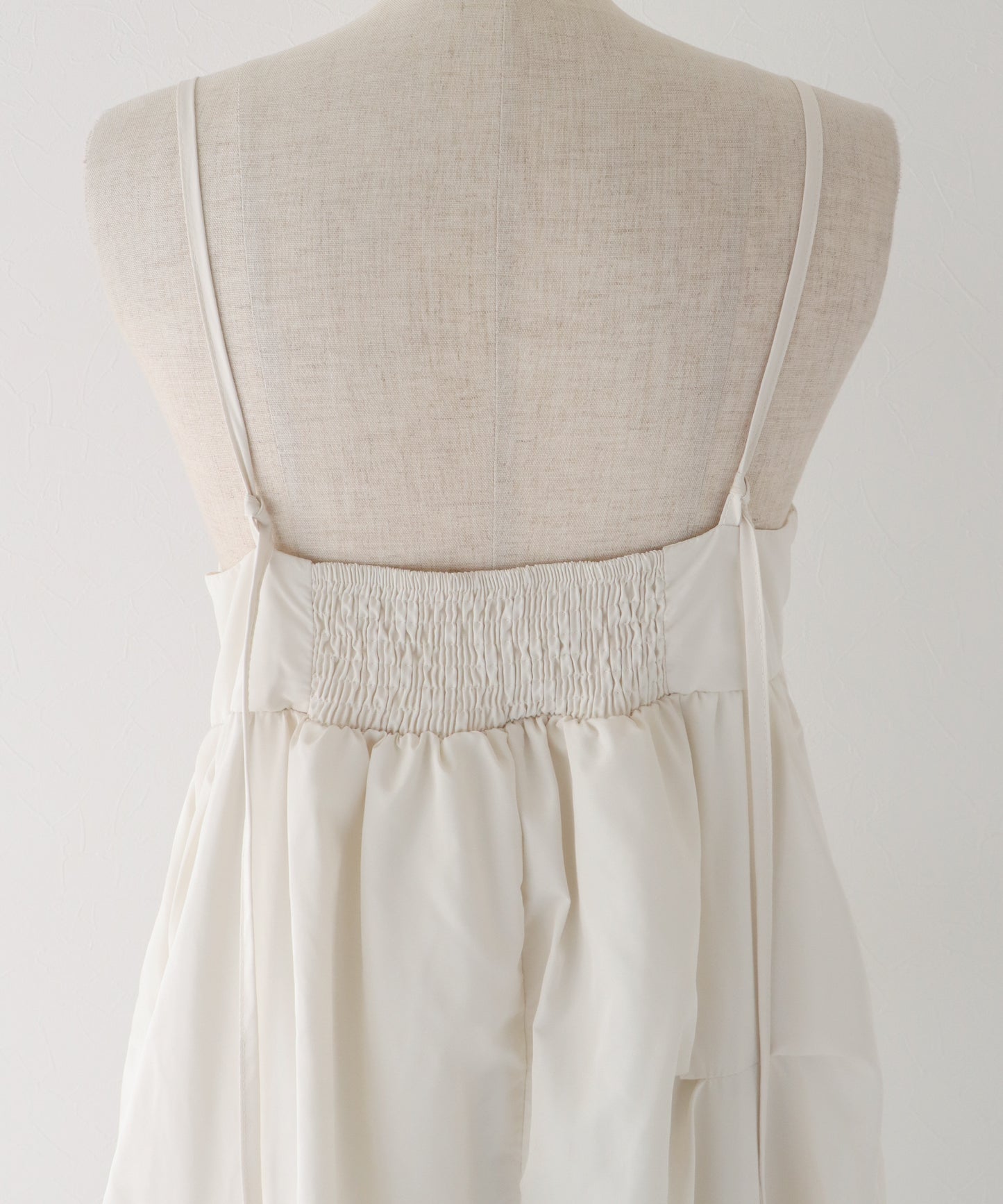 ランダムタックバルーンキャミワンピース