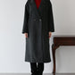 テーラードウールロングコート