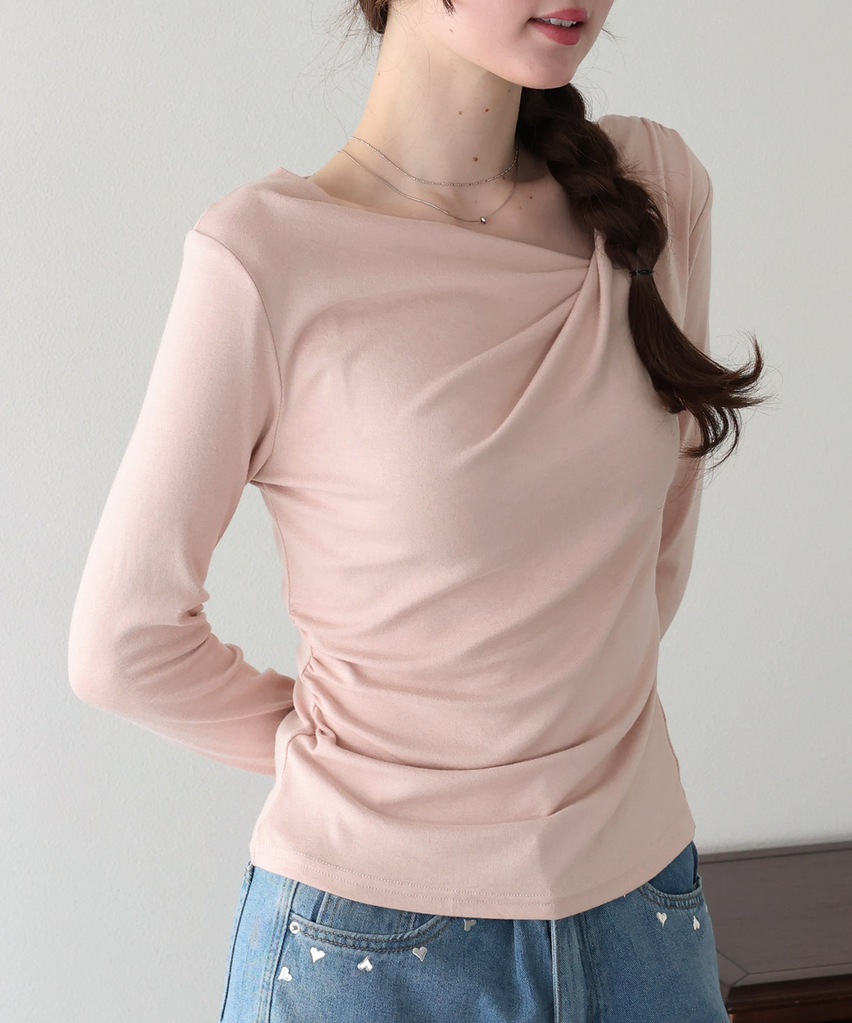 ドレープロングTシャツ【メール便】