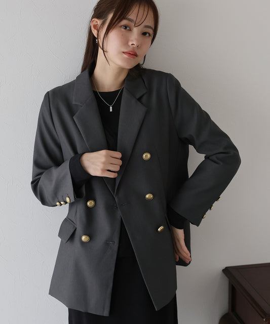 【早割5％OFF】バックスリットテーラードジャケット