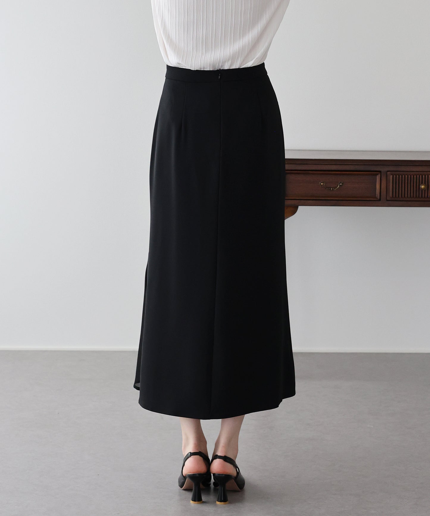 【早割5％OFF】シフォンドッキングスカート