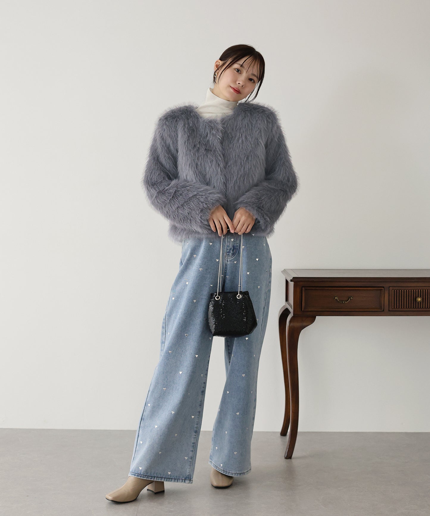 【TIME SALE】ボリュームファーコート