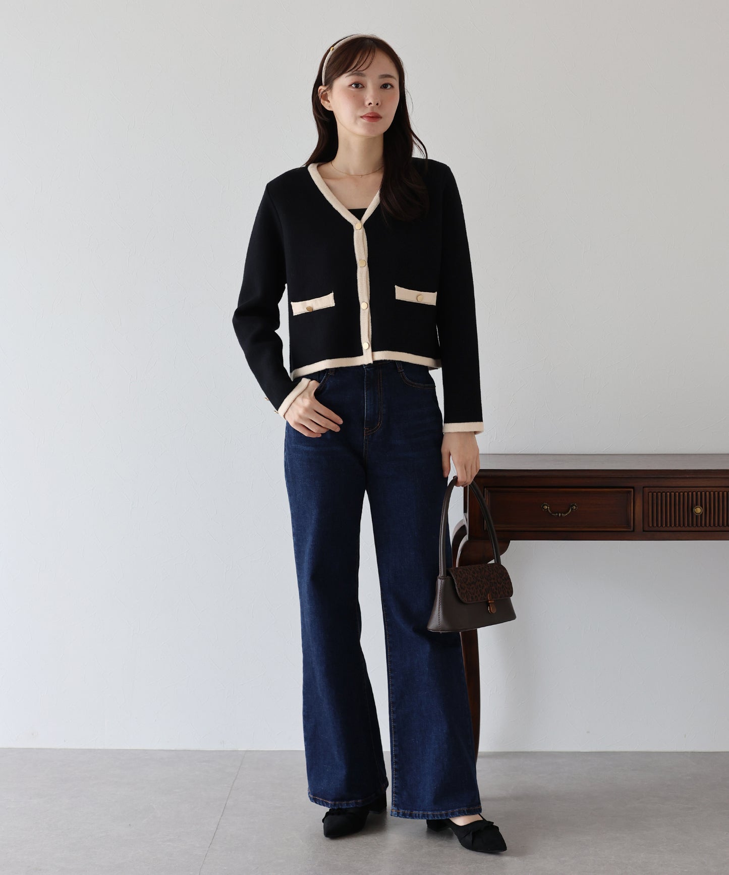 【TIME SALE】Ⅴネックニットジャケット