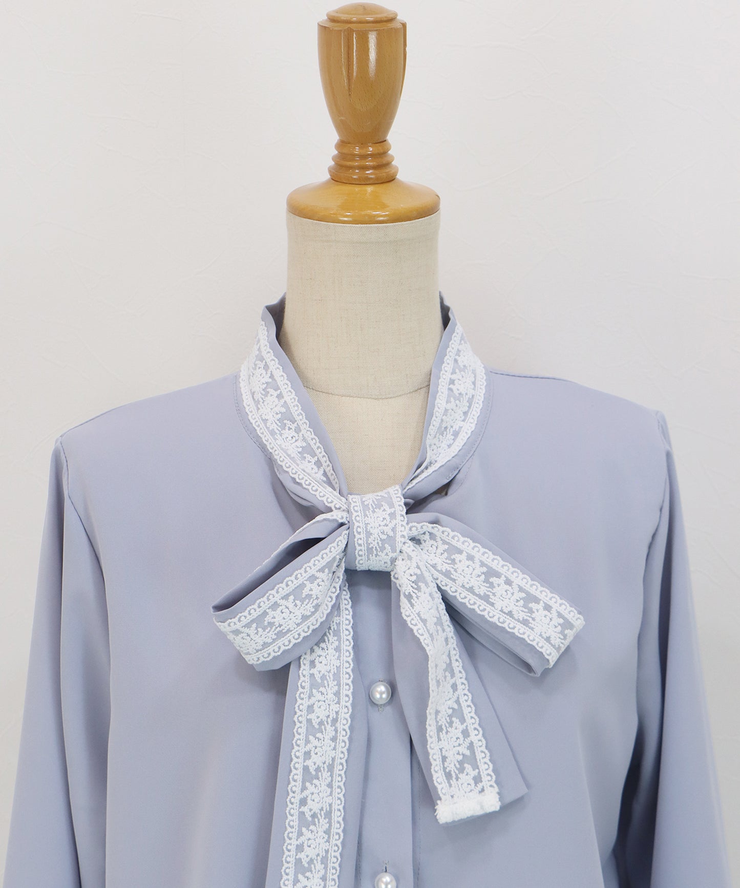 レースボウタイブラウス【ネコポス】