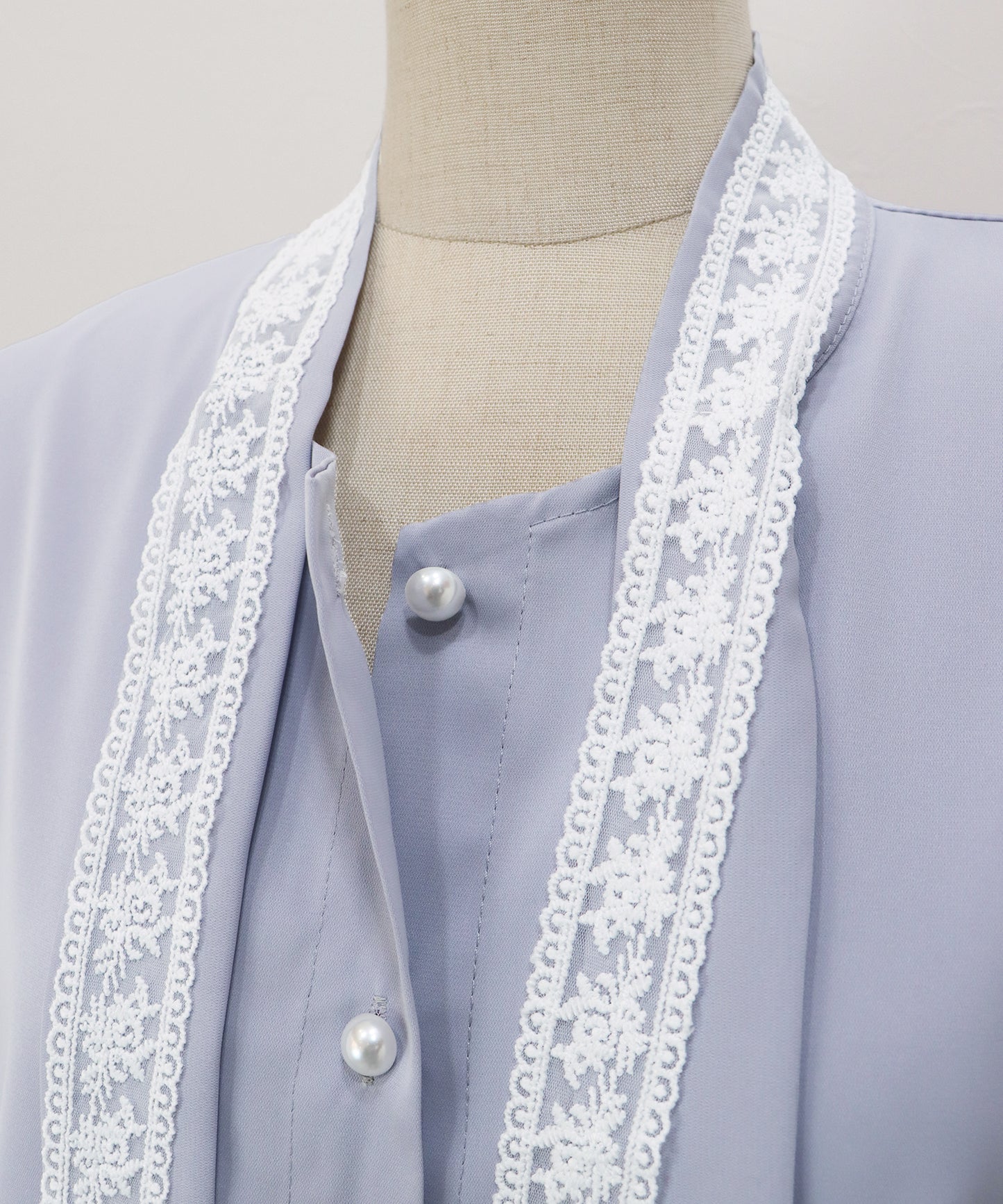 レースボウタイブラウス【ネコポス】