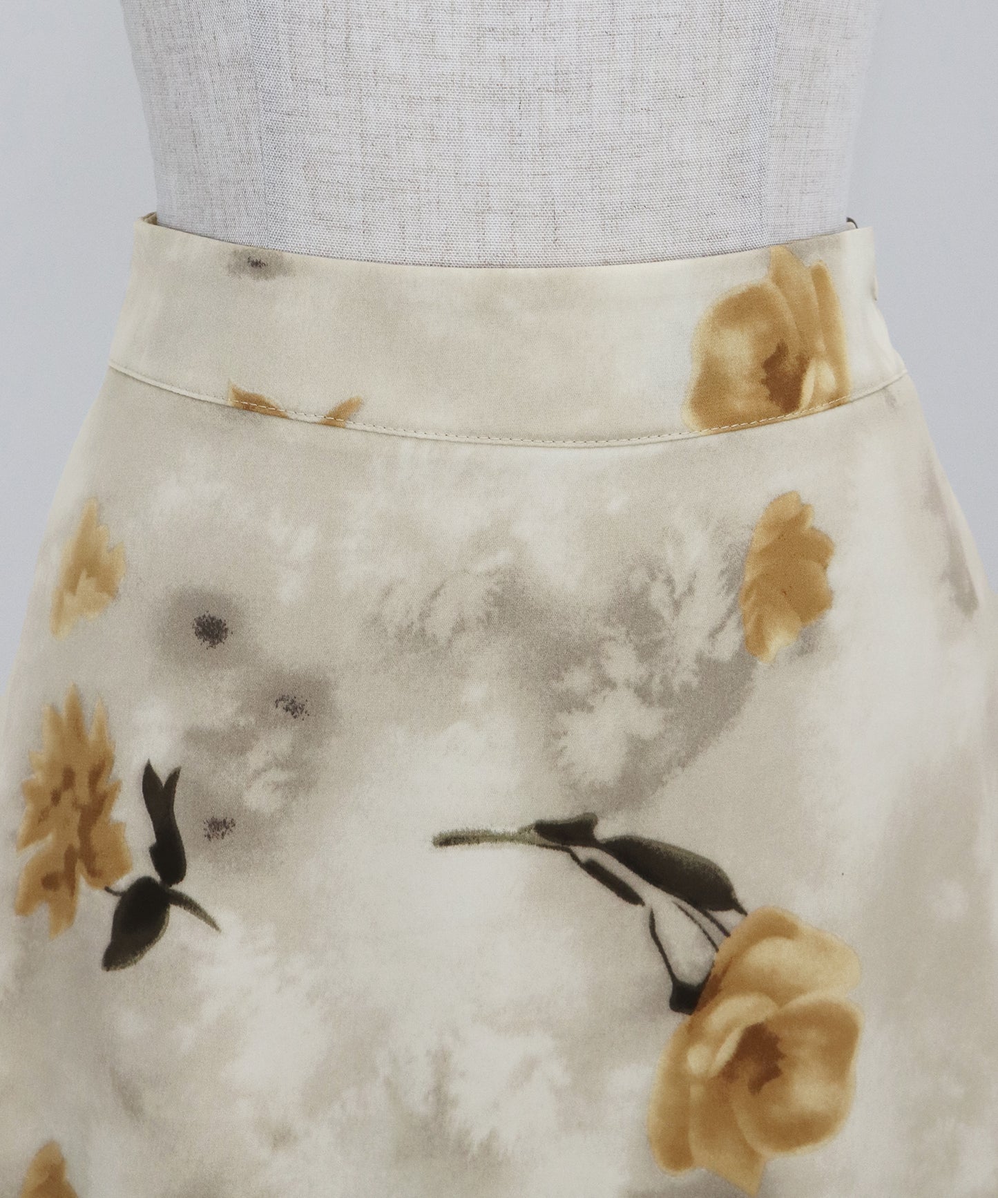 フラワープリント マーメイドスカート