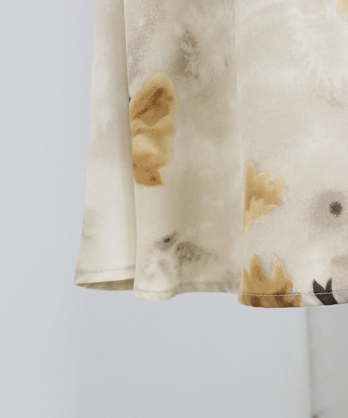 フラワープリント マーメイドスカート