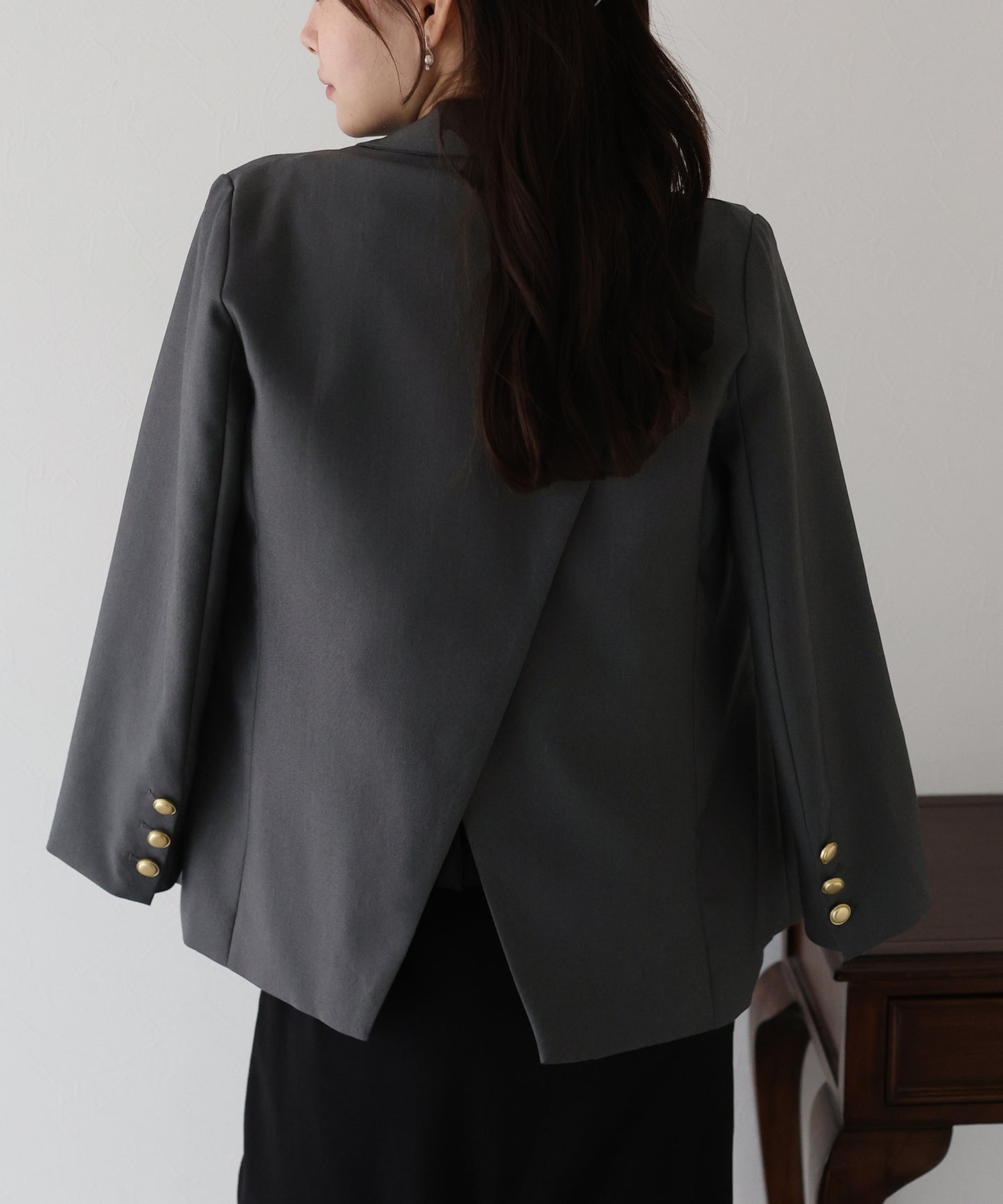 【TIME SALE】バックスリットテーラードジャケット