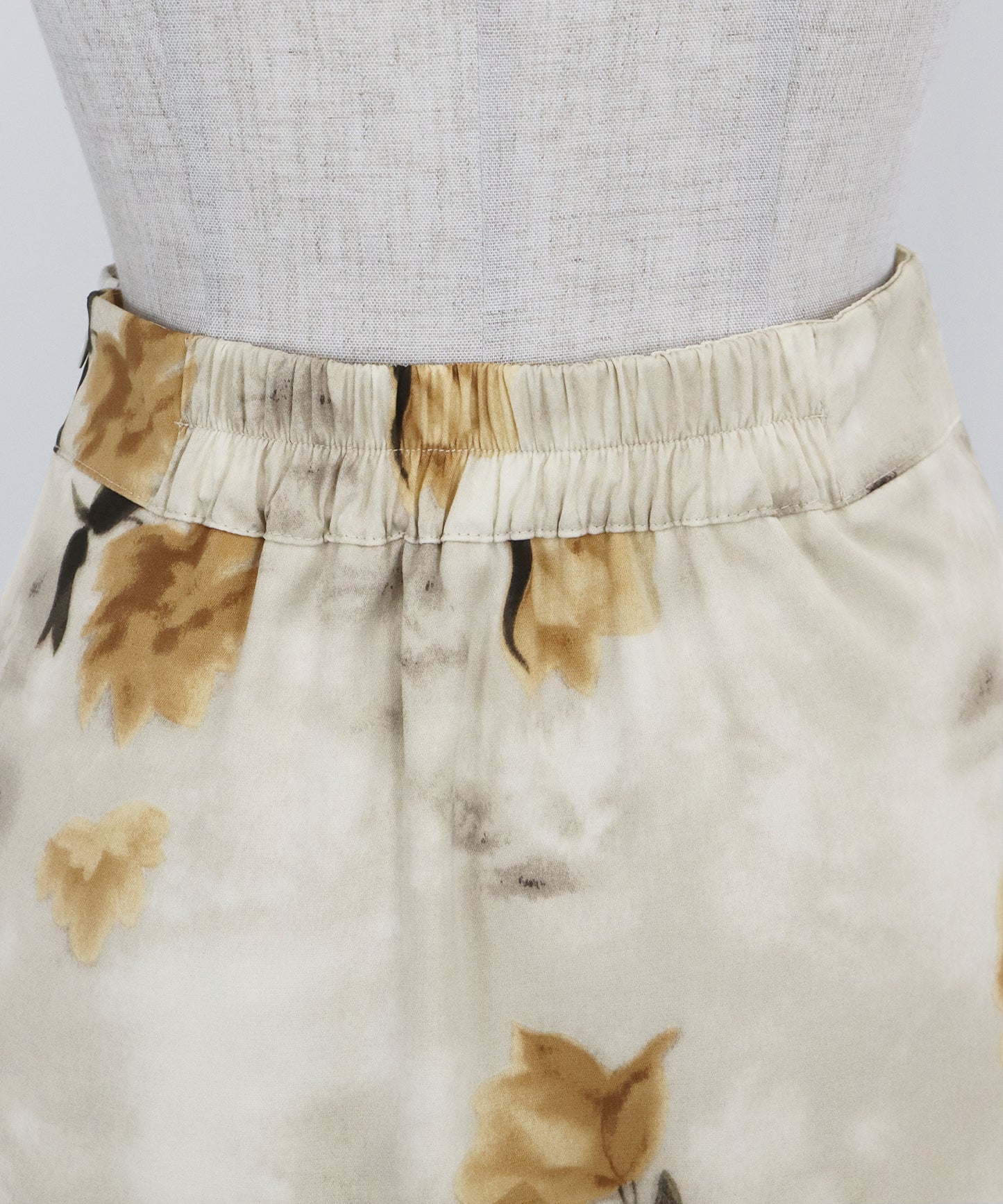 フラワープリント マーメイドスカート