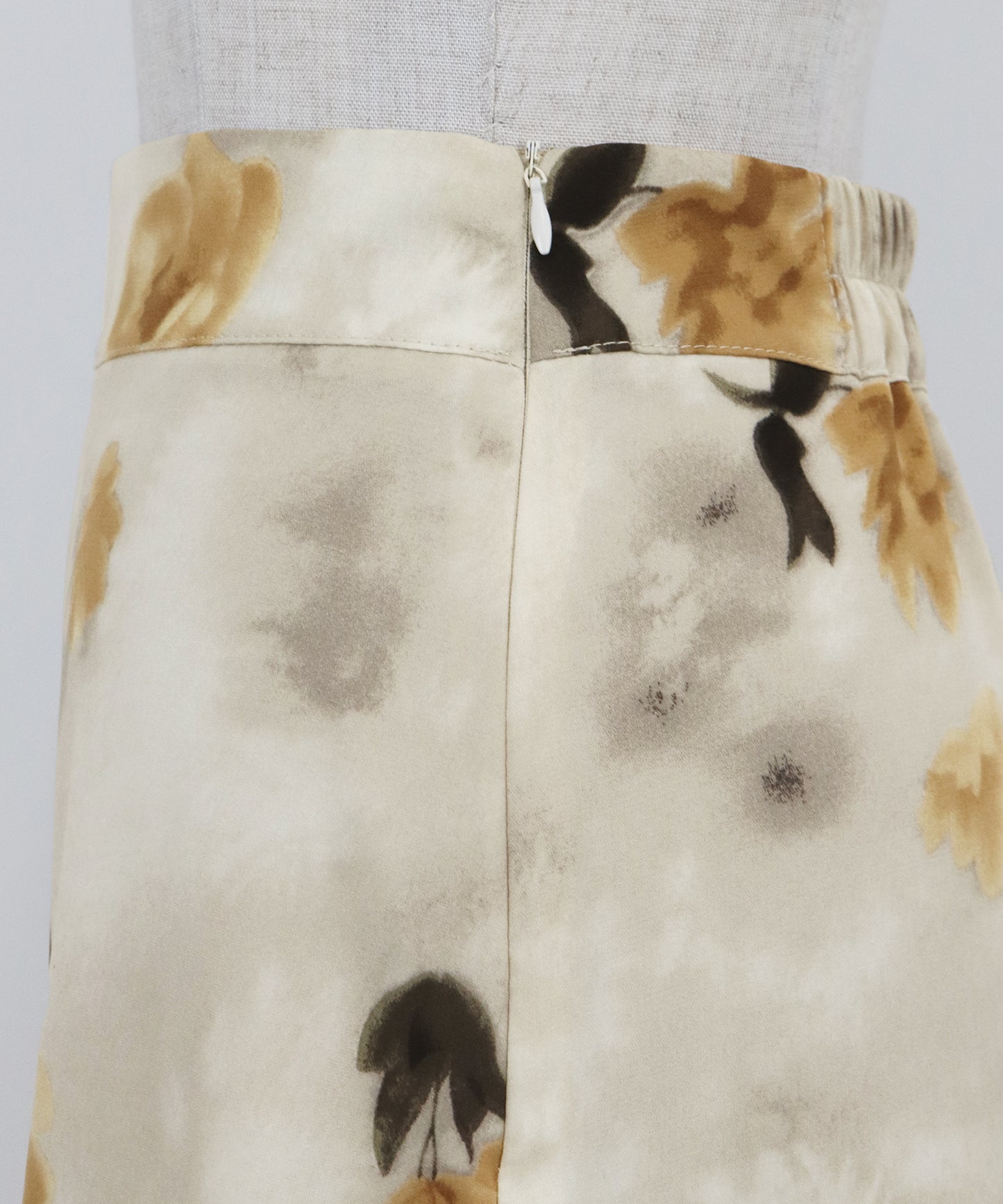 フラワープリント マーメイドスカート