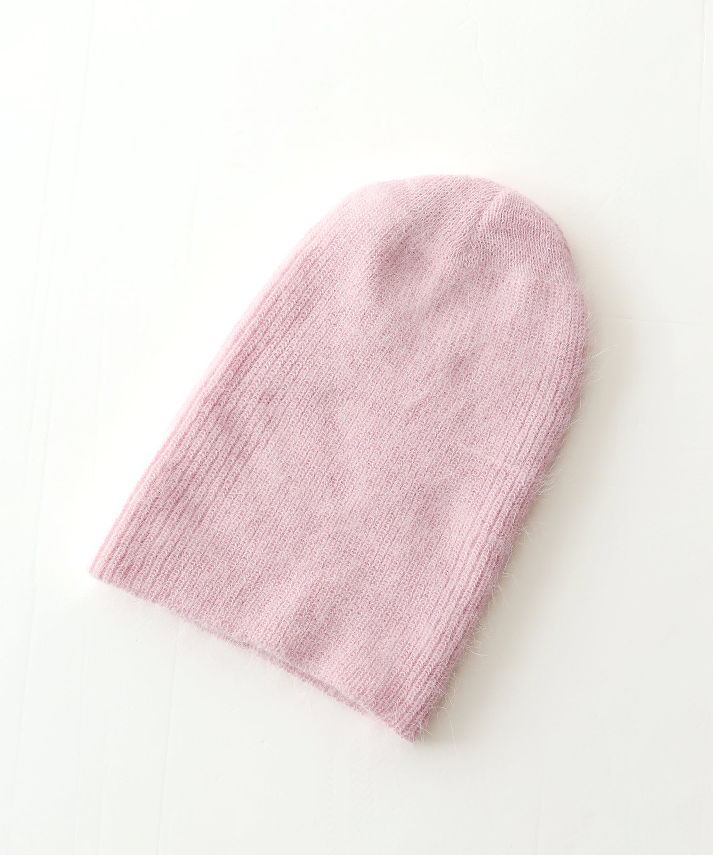 アンゴラニットビーニー 帽子【ネコポス】